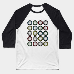 Formula 1 Tires Design Baseball T-Shirt